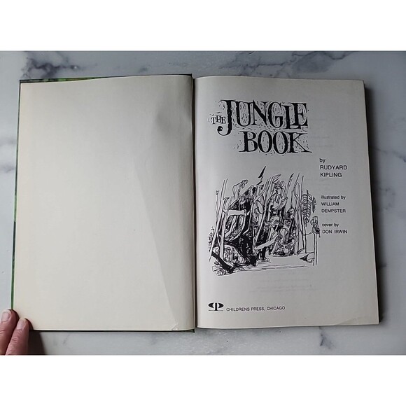 The Jungle Book By Rudyard Kipling Hardcover - Picture 3 of 10